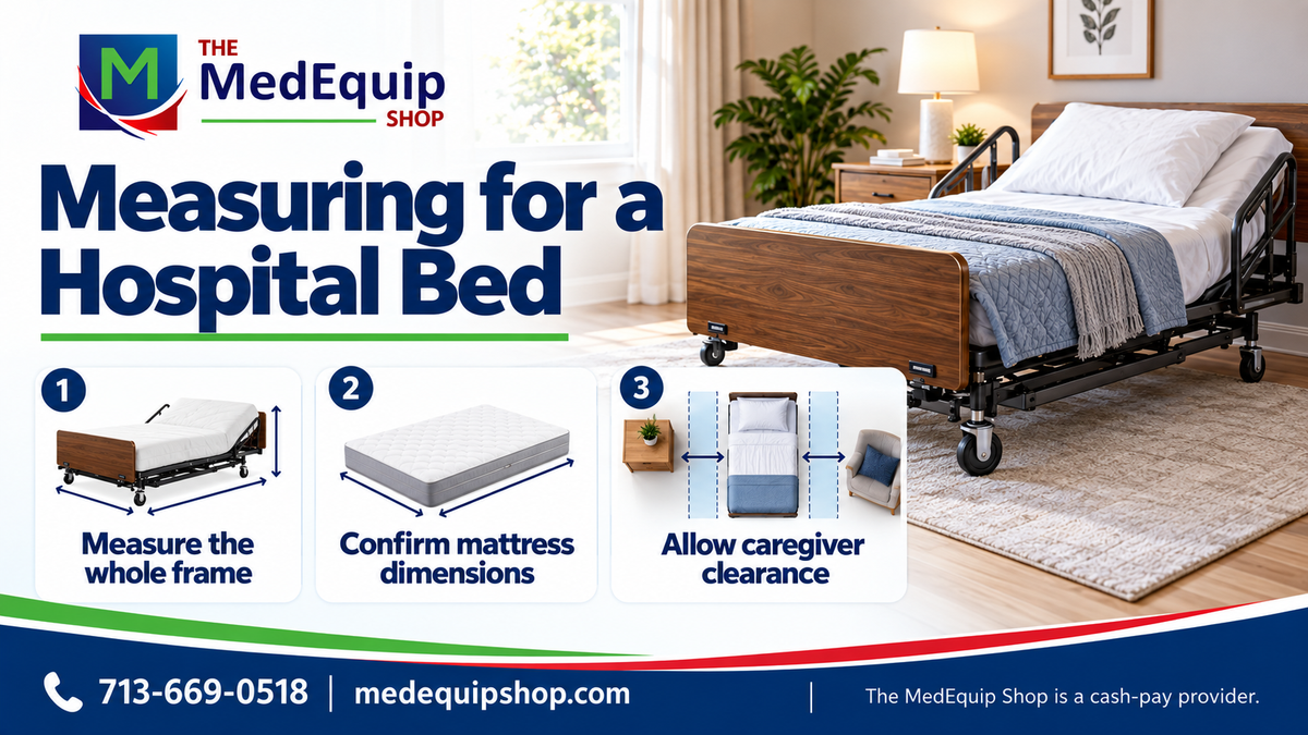 Measuring for a Hospital Bed — article cover infographic