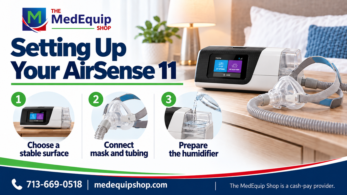 Setting Up Your AirSense 11 — AirSense 11 illustrated cover