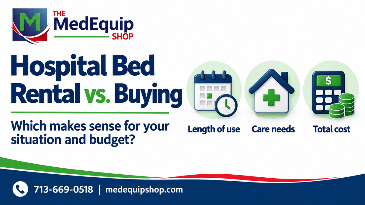 Hospital Bed Rental vs. Buying: Which Makes Sense for Your Situation and Budget? - MedEquip Shop