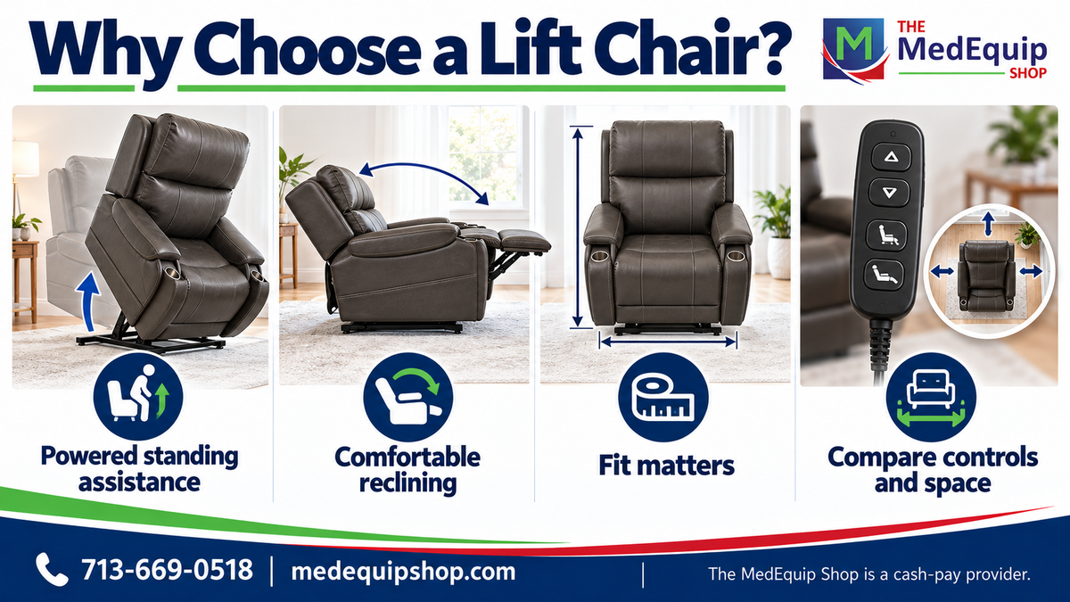 Why Choose a Lift Chair? — article infographic infographic