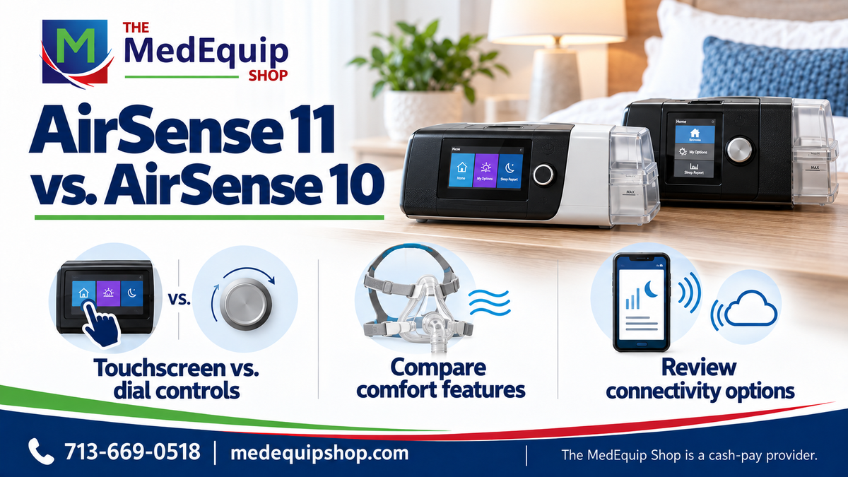 AirSense 11 vs. AirSense 10 — article cover infographic