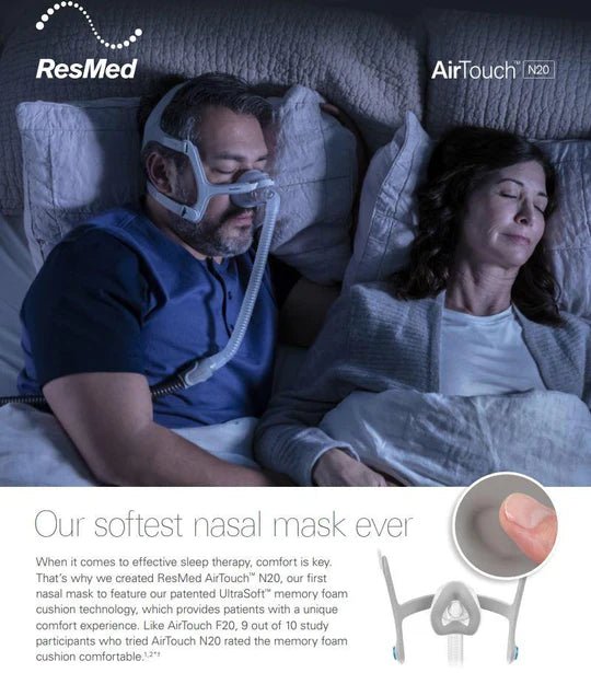 Airtouch N20 Memory Foam Nasal Mask - MedEquip ShopFull Face CPAP Masks