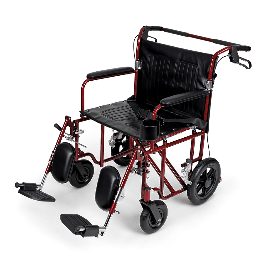 Bariatric Transport Chair by Medline - MedEquip ShopTransport WheelchairsMDS808200BAR