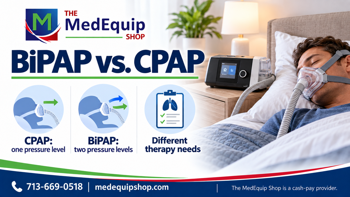 BiPAP vs. CPAP — article cover infographic