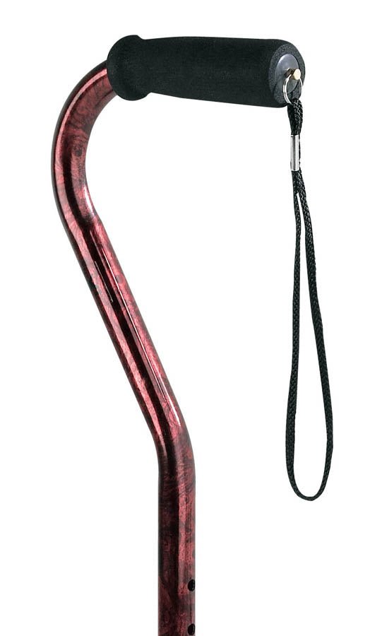 Carex Designer Offset Cane - Red - MedEquip ShopMobilityFGA51400 0000