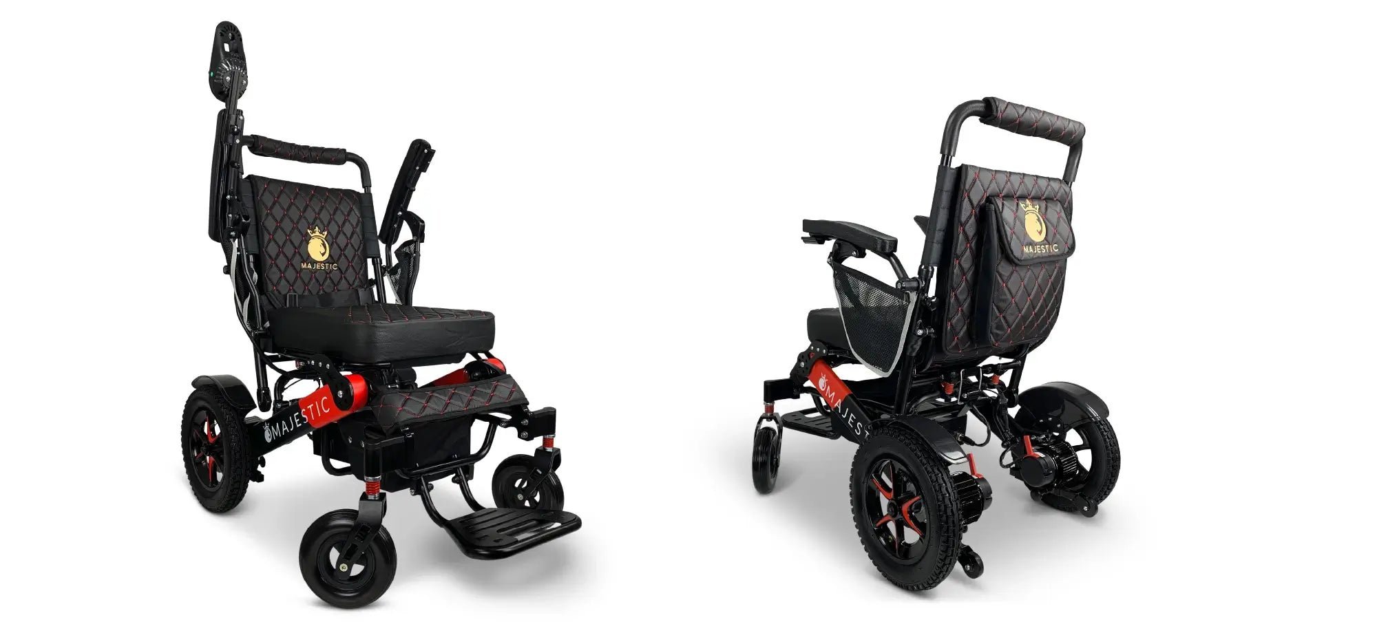 ComfyGo Majestic IQ - 7000 Auto Fold Power Wheelchair - MedEquip ShopPortable Travel Power Wheelchairs1Q-7000AFLE