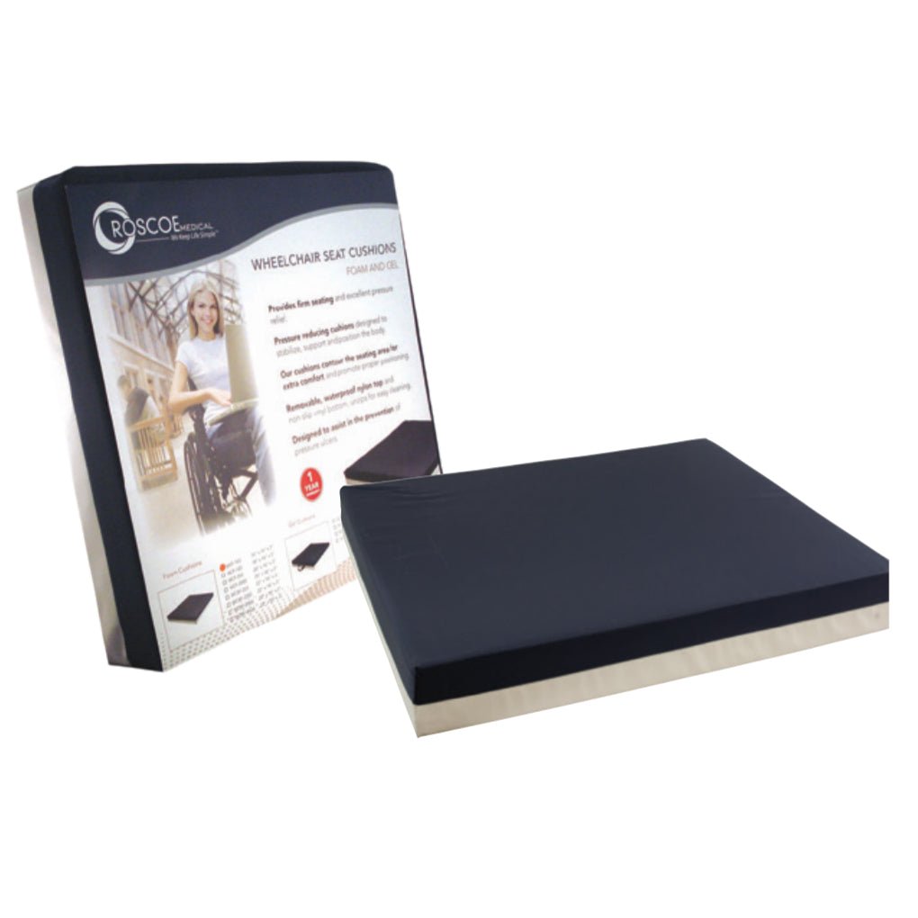 Compass Foam Wheelchair Cushion with Nylon Cover - MedEquip ShopManual Wheelchairs