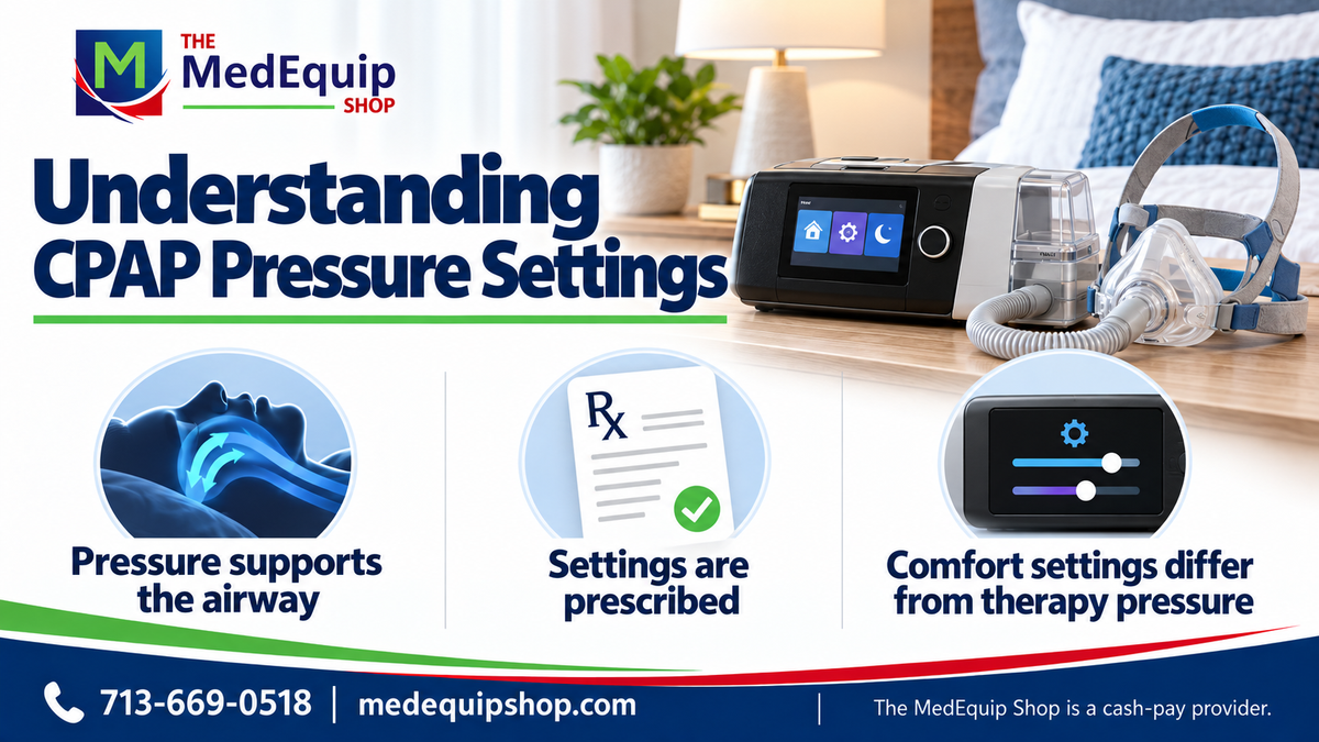 Understanding CPAP Pressure Settings — article cover infographic