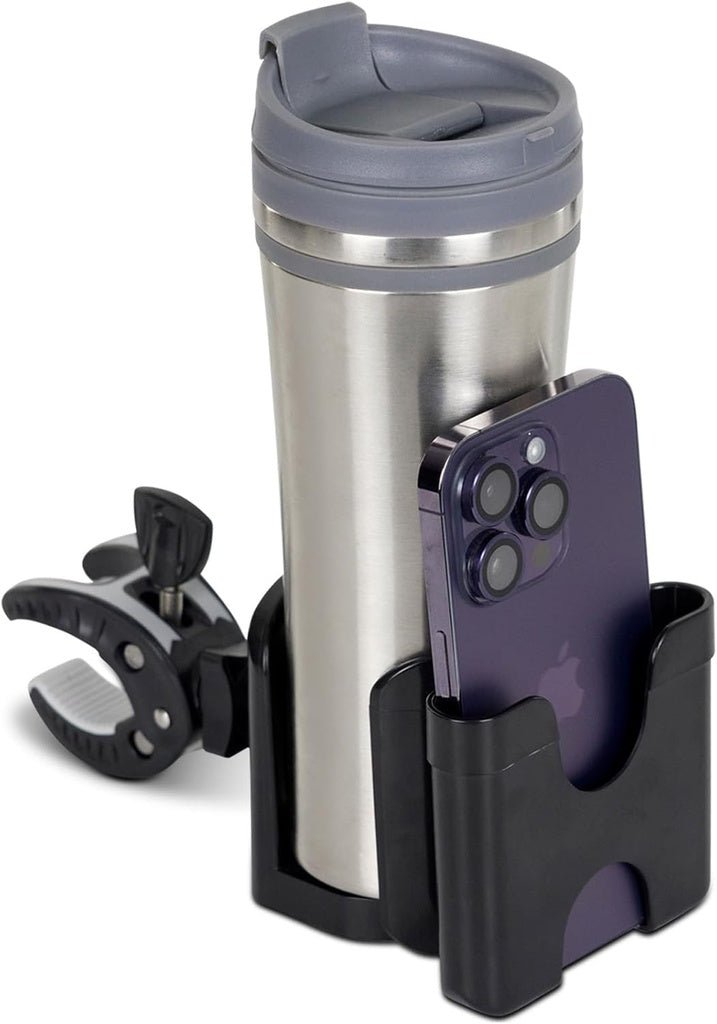 Cup and Phone Holder - MedEquip ShopmobilityMOB1110BLK