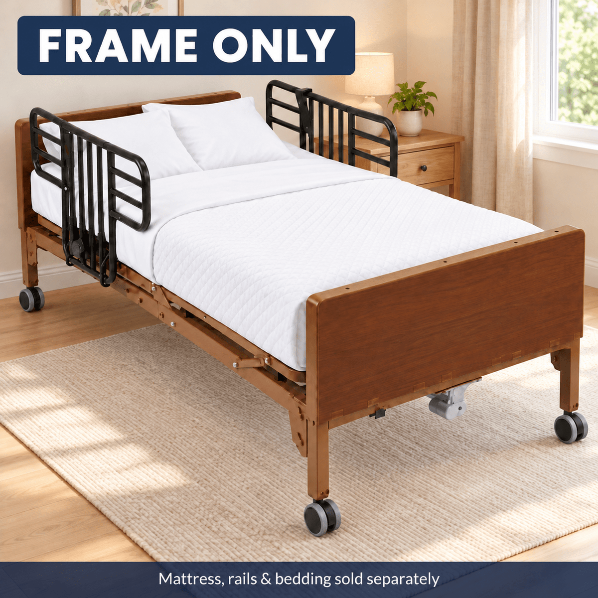 Drive Basic bed Delta® Ultra-Light 1000, Full-Electric Bed FRAME ONLY - MedEquip ShopHospital Beds15033