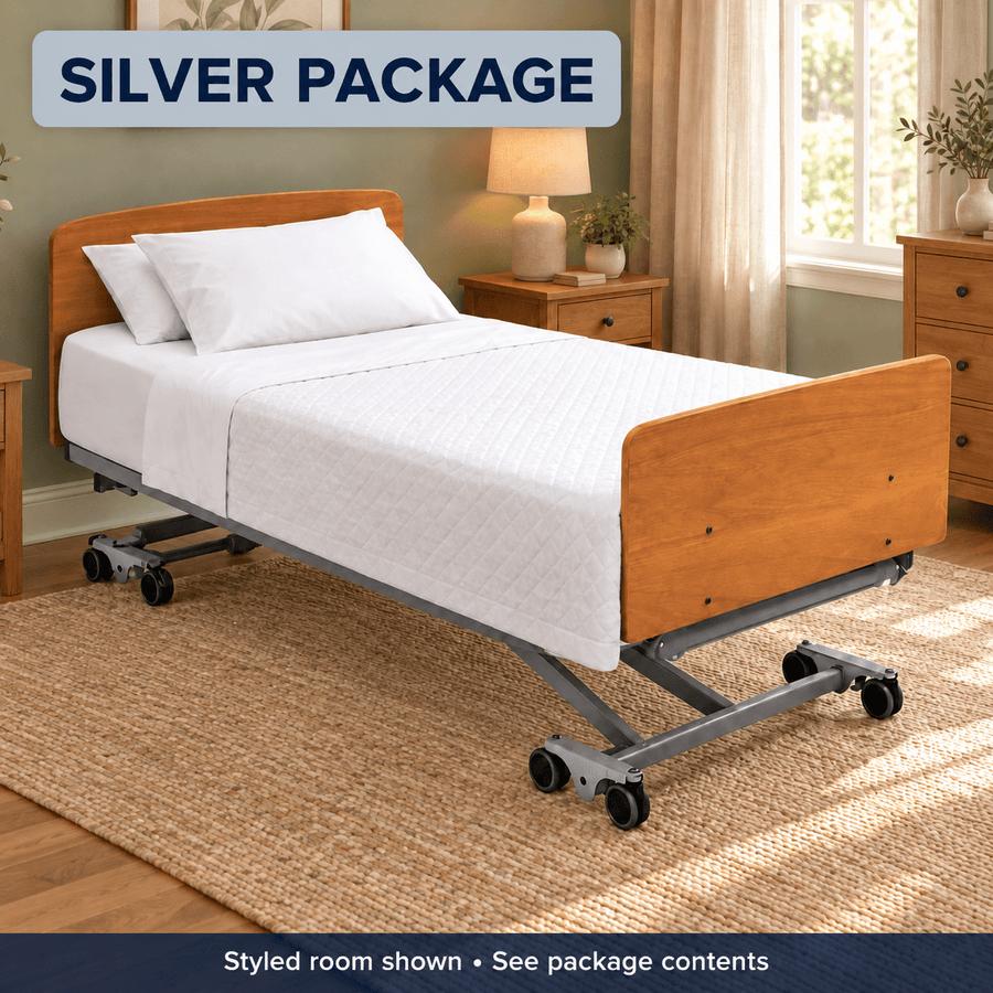 Drive P503 Prime Care Comfort 36 Homecare Bed Silver Package