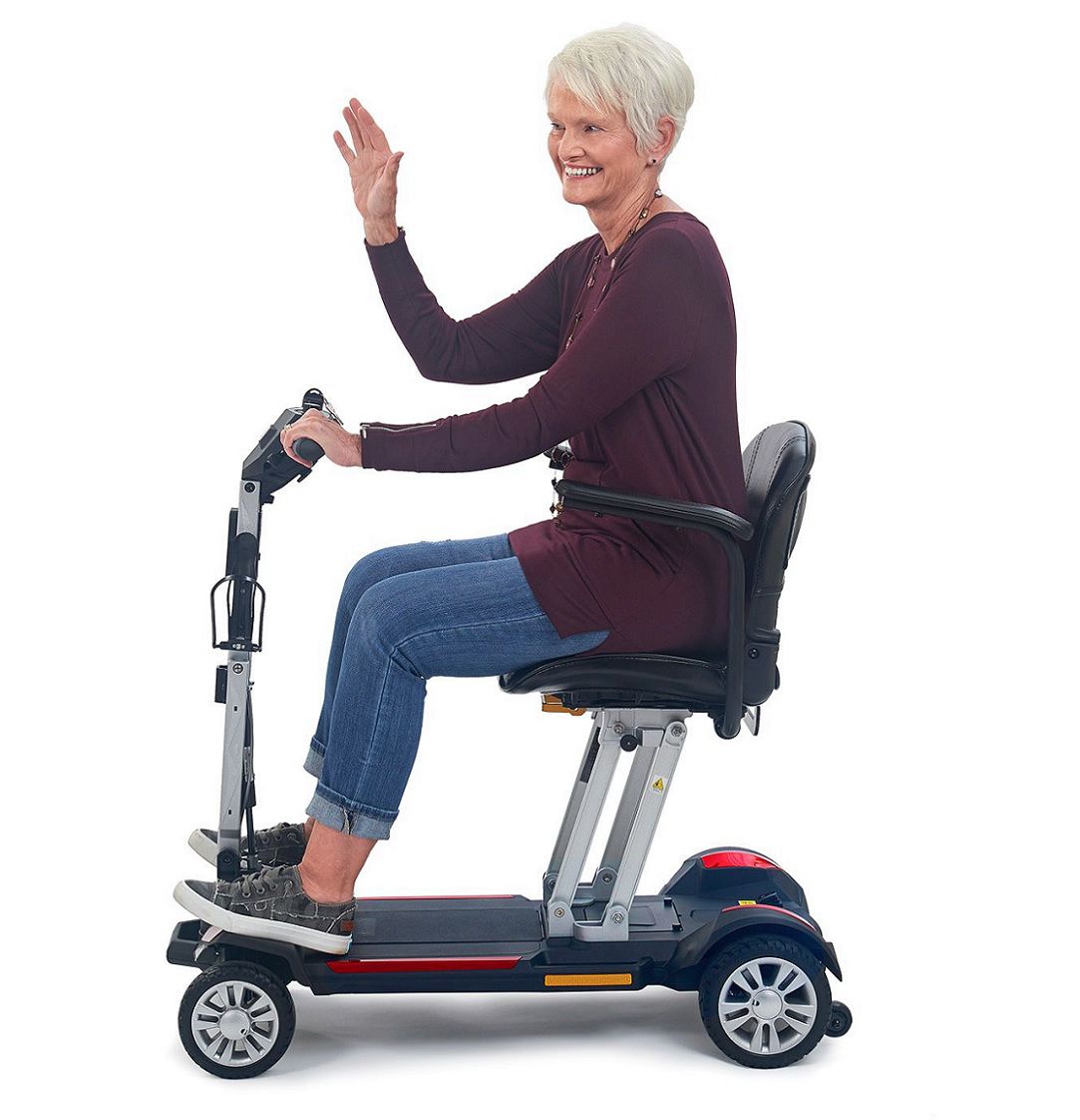 Golden Buzzaround 120 Carry - On Scooter - MedEquip ShopScootersGB120C-STD-RB1-BLK
