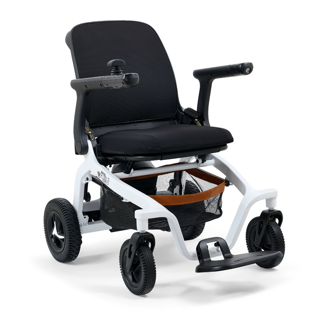 Golden Technologies - Ally Folding Power Wheelchair - MedEquip ShopPower WheelchairsGP303A - STD - WHT - BLK