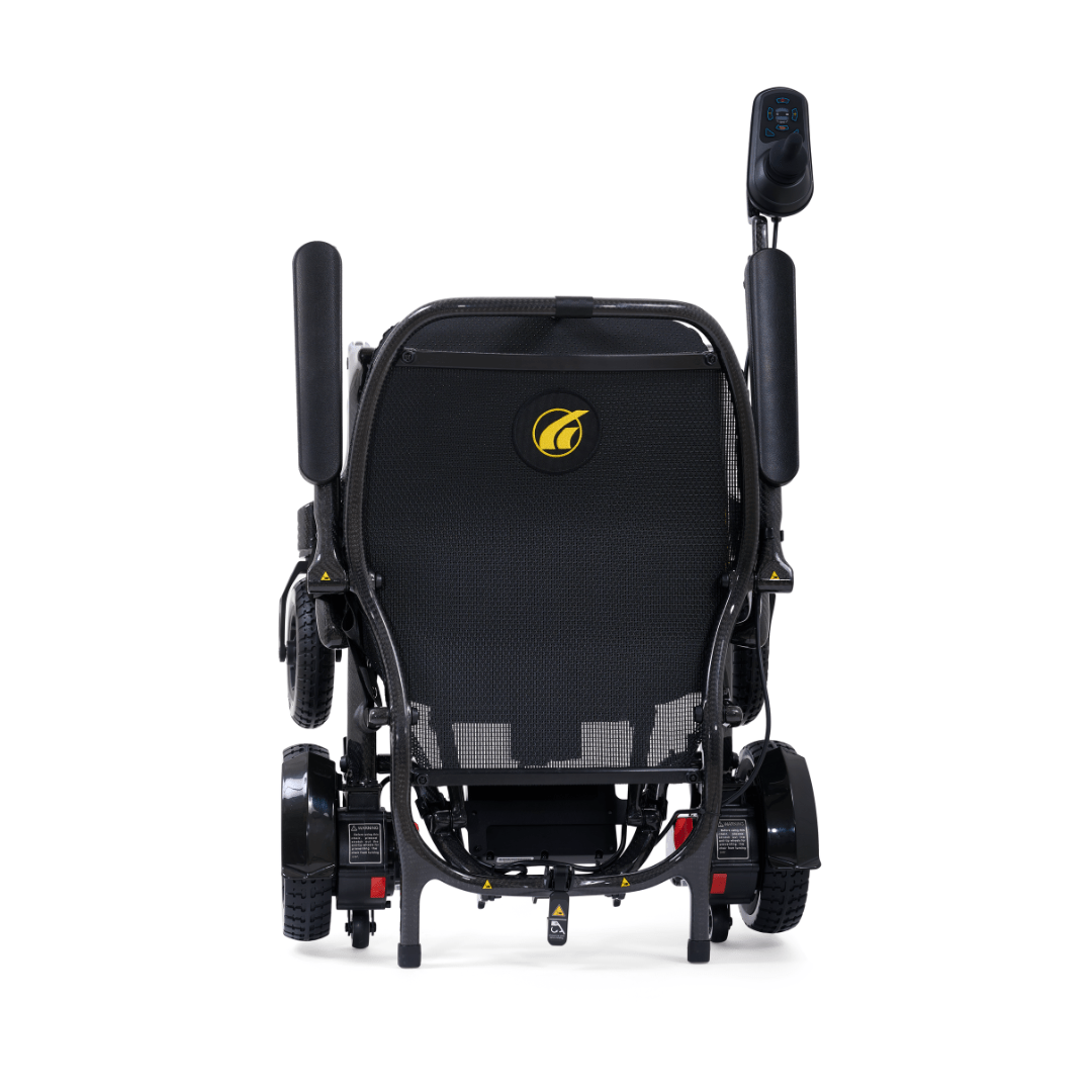Golden technology Cricket - Foldable Power Wheelchair - Carbon Fiber - MedEquip ShopPortable Travel Power WheelchairsGP302B - STD - CAR - BLK