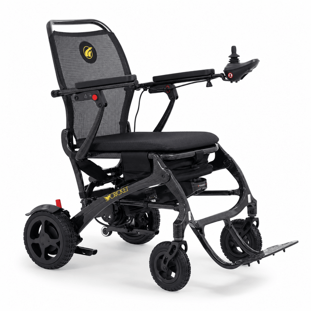 Golden technology Cricket - Foldable Power Wheelchair - Carbon Fiber