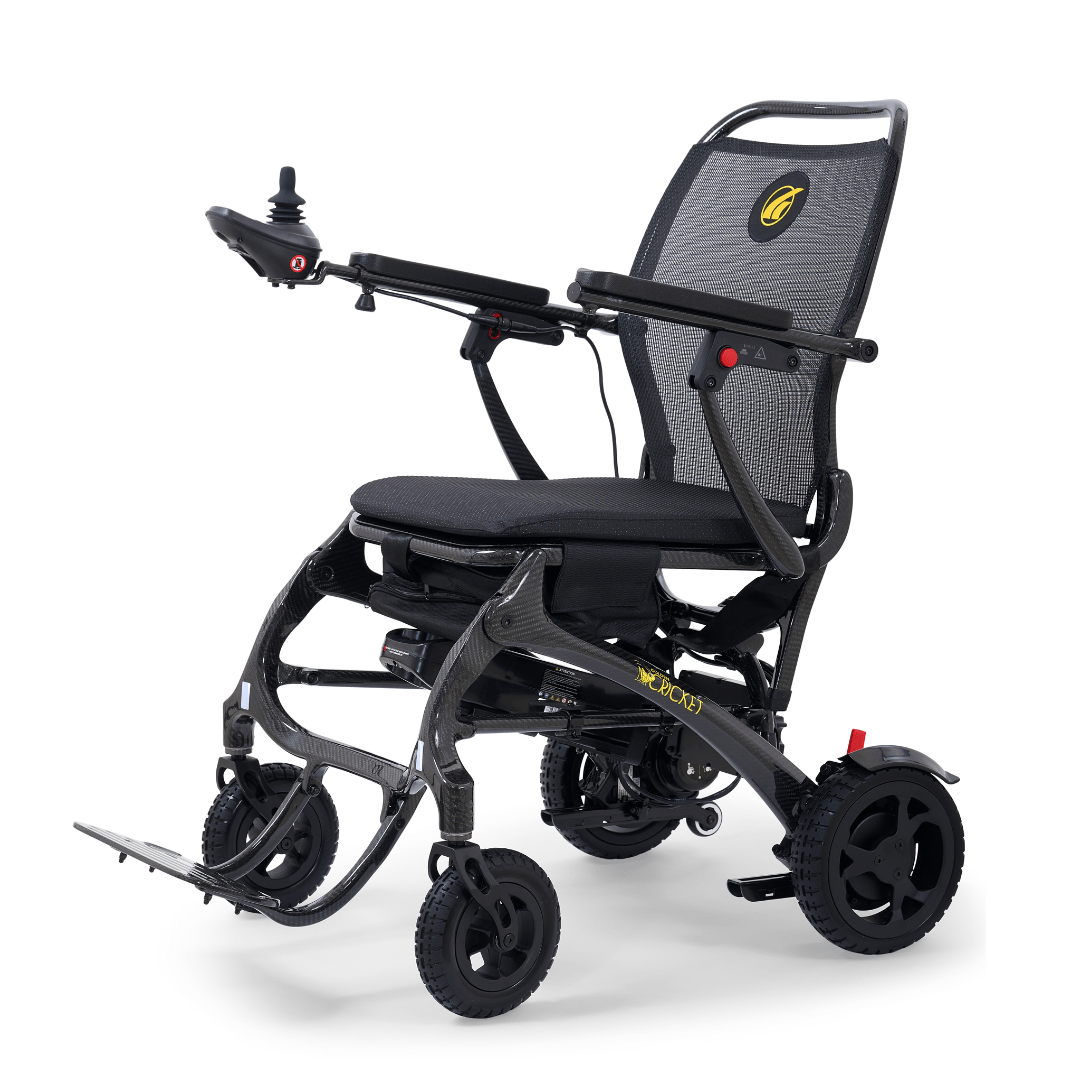 Golden technology Cricket - Foldable Power Wheelchair - Carbon Fiber - MedEquip ShopPower WheelchairsGP302B
