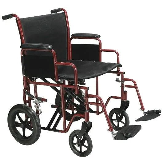 Heavy Duty Transport Chair by Drive 20" - MedEquip ShopWheelchairsBTR20/BTR22