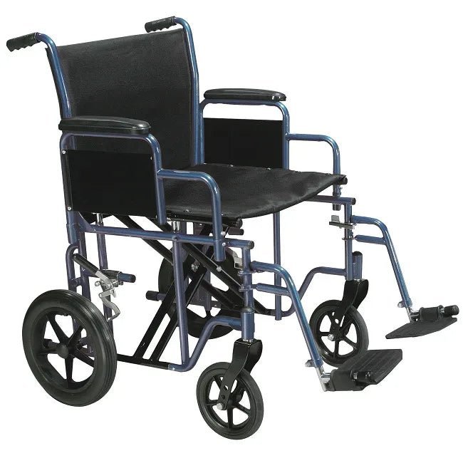 Heavy Duty Transport Chair by Drive 22" - MedEquip ShopWheelchairsBTR20/BTR22