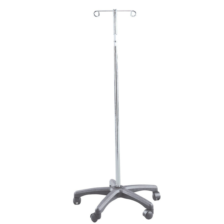 I.V.Pole,Dlx.2 Hook,5 leg