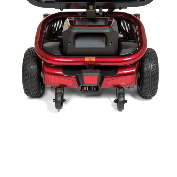 Lite Rider Envy Red with Black Seat GP162B - STD - RED - BLK - MedEquip ShopPortable Travel Power WheelchairsGP162B - STD - RED - BLK - 1