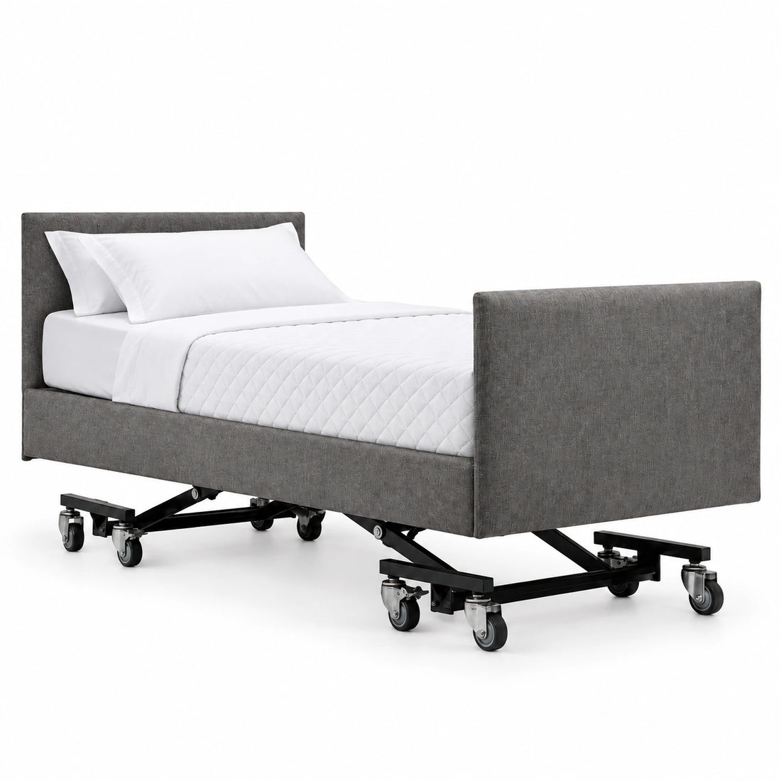 Icare IC333 Bed with white bedding and pillows