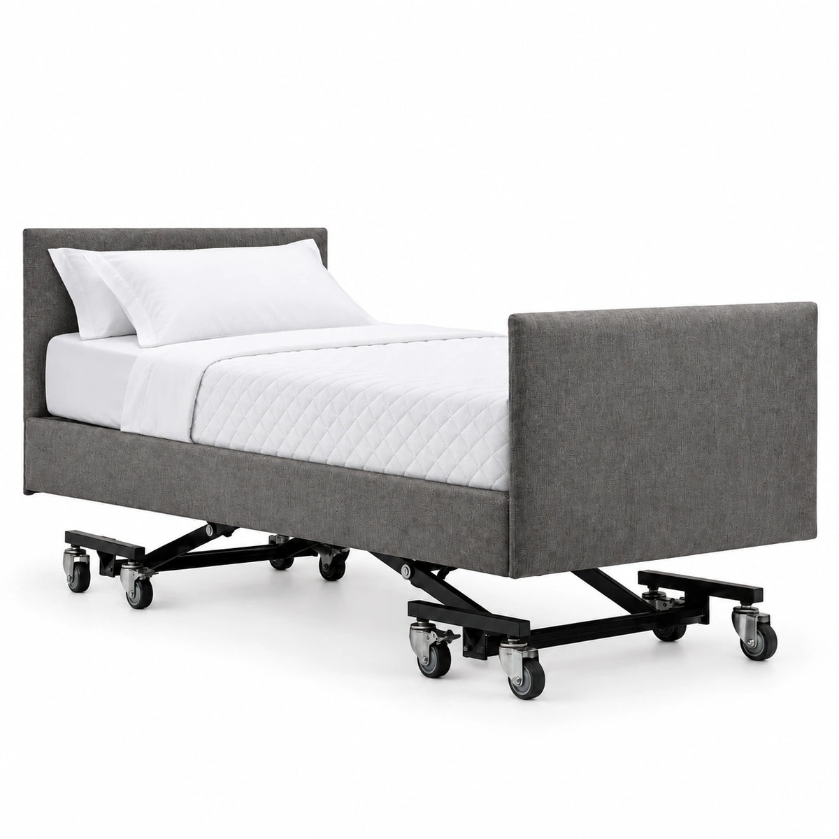 Icare IC333 Bed with white bedding and pillows