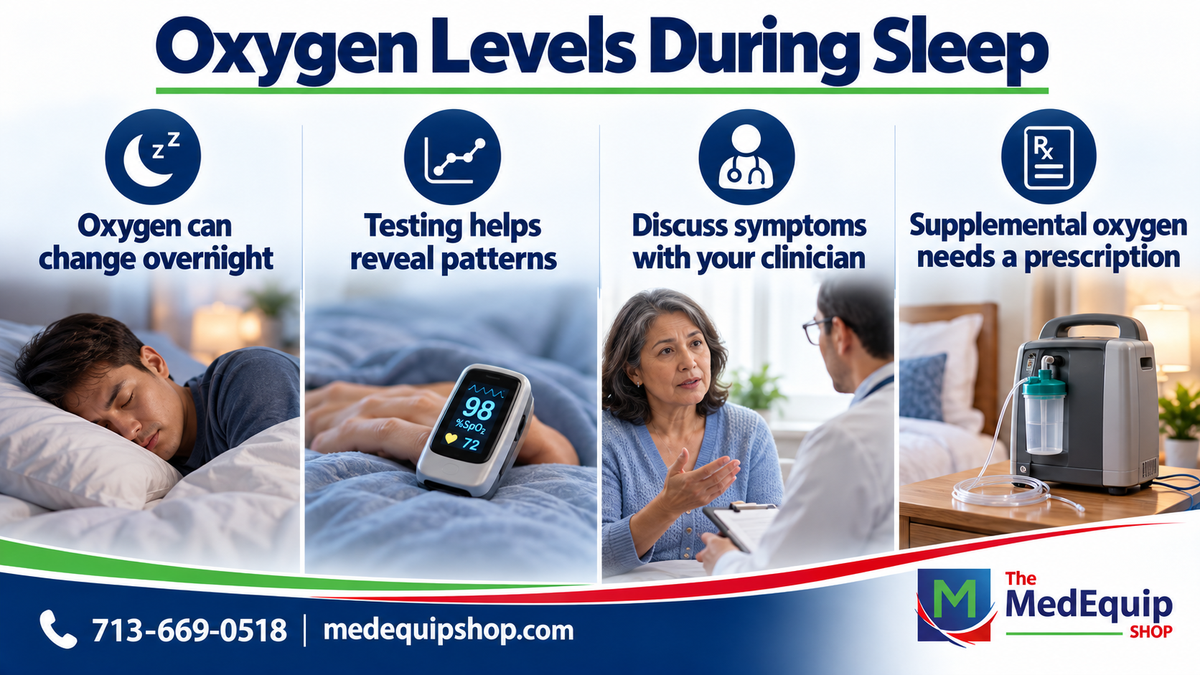 Oxygen Levels During Sleep — article infographic infographic
