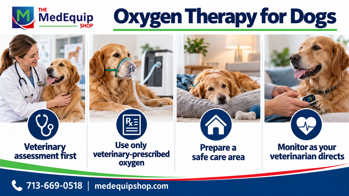 Oxygen Therapy for Dogs — article infographic infographic