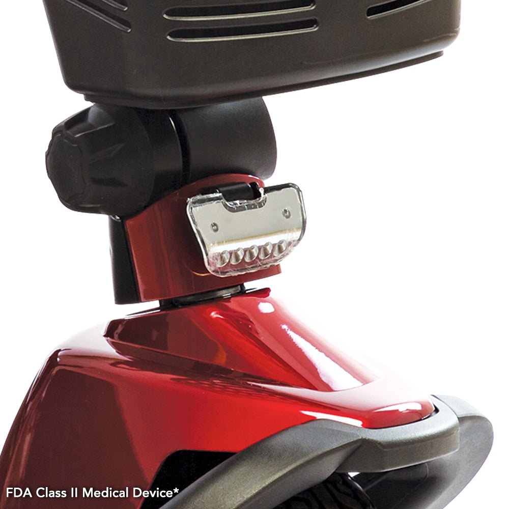 Pride Mobility Victory® 10 3 - Wheel Candy Apple Red w/Standard Seat - MedEquip ShopScootersSC610