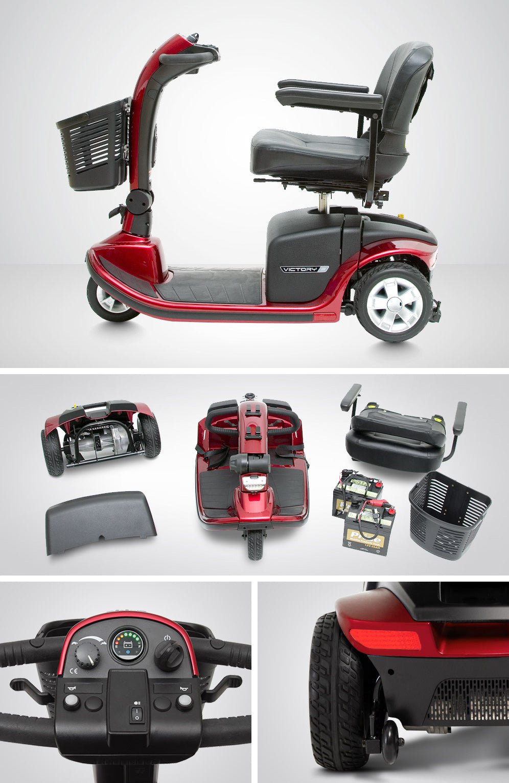 Pride Victory 9 | 3 - Wheel Scooter - MedEquip ShopScootersS609