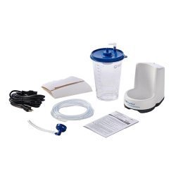PureWick™ Urine Collection System Rechargable Litium Ion Battery, Suction Pump, 2000 mL Collection Canister with Lid, Pump Tubing, Collector Tubing, Elbow Connector, - MedEquip ShopIncontinencePW200