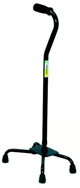 LARGE BASE QUAD CANE W/OFFSET