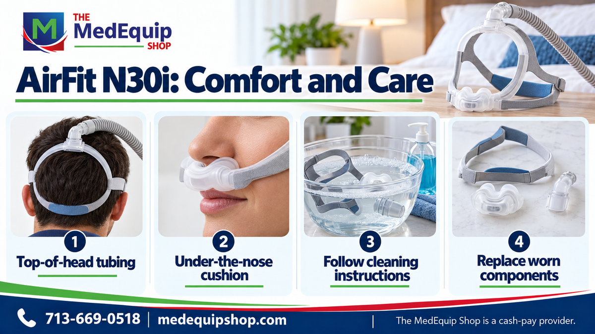 AirFit N30i: Comfort and Care — illustrated article summary