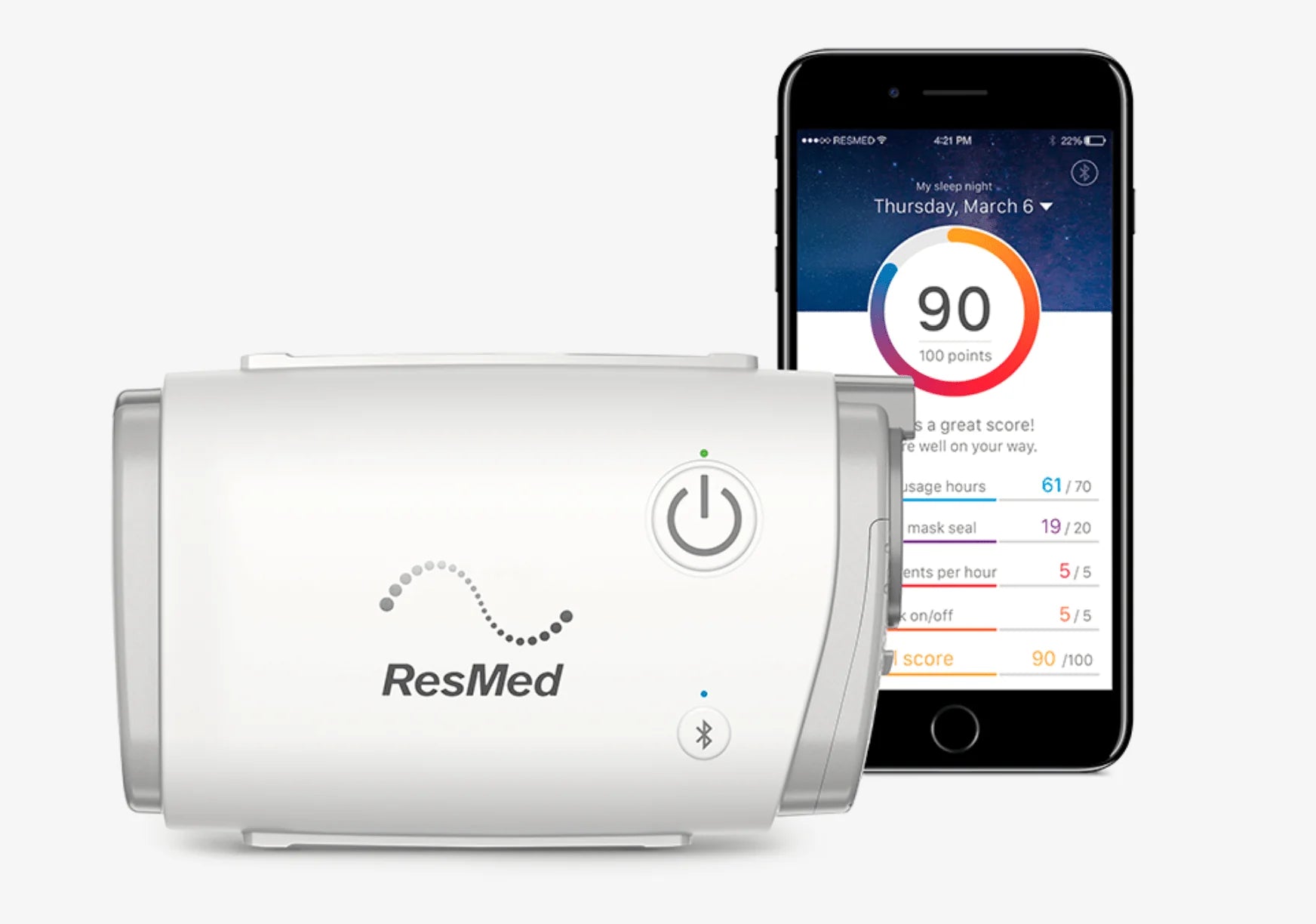 Resmed AirMini™ AutoSet™ Travel CPAP Machine - MedEquip ShopCPAP Machines38113