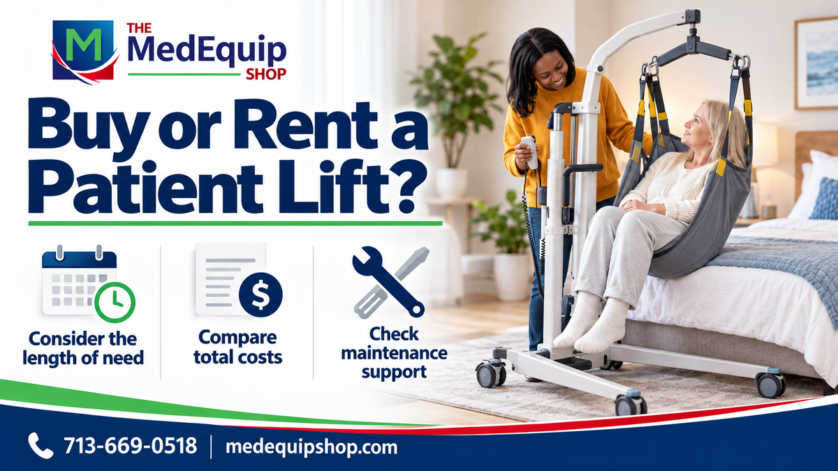 Buy or Rent a Patient Lift? — article cover infographic