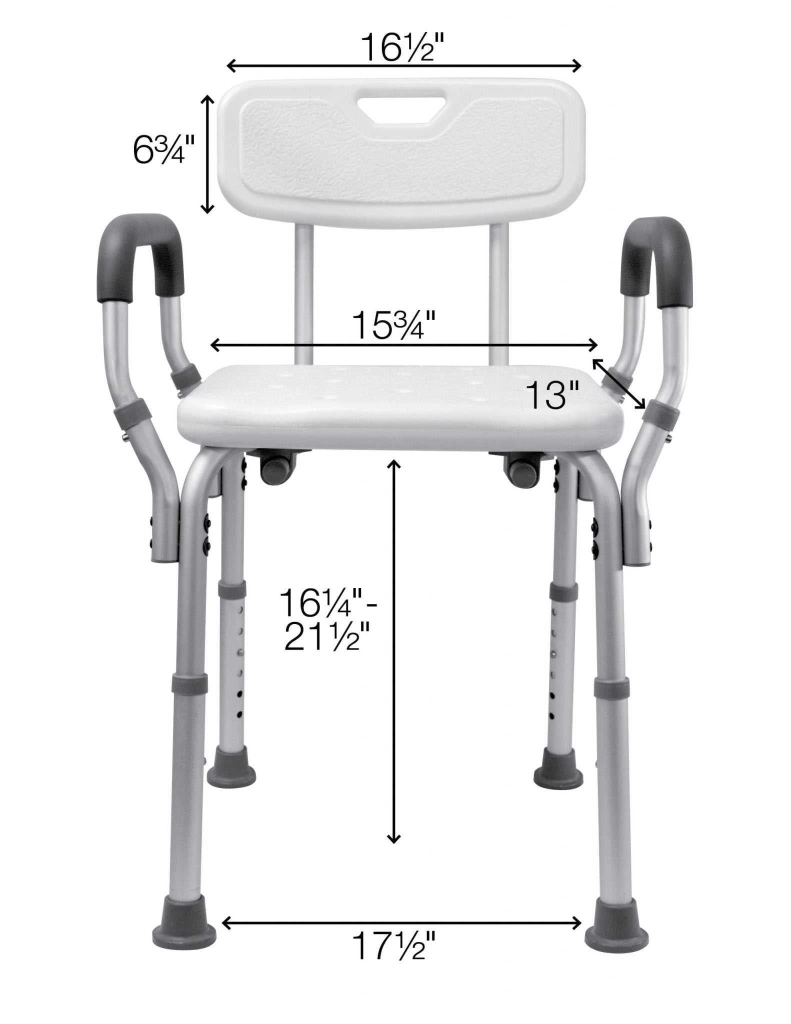 Shower Bench with Arms and back - MedEquip ShopBath SafetyLVA1009