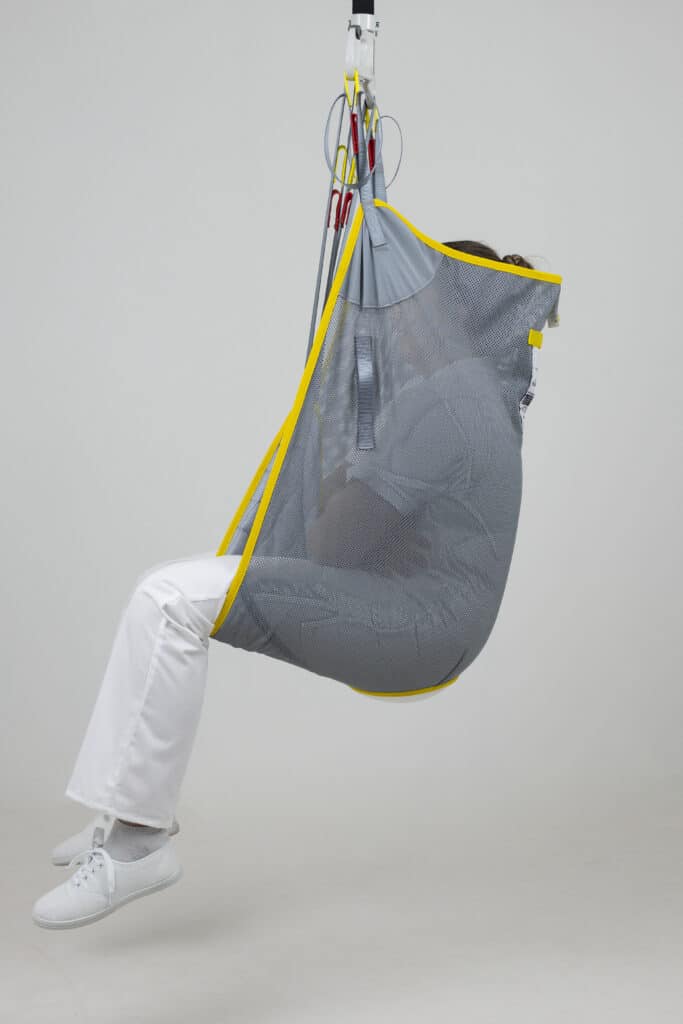 Span America Patient F400 Sling Silvalea® Universal 4 Point Cradle Without Head Support Loop Attachment Medium 600 lbs. Weight Capacity - MedEquip ShopPatient LiftM921501-M