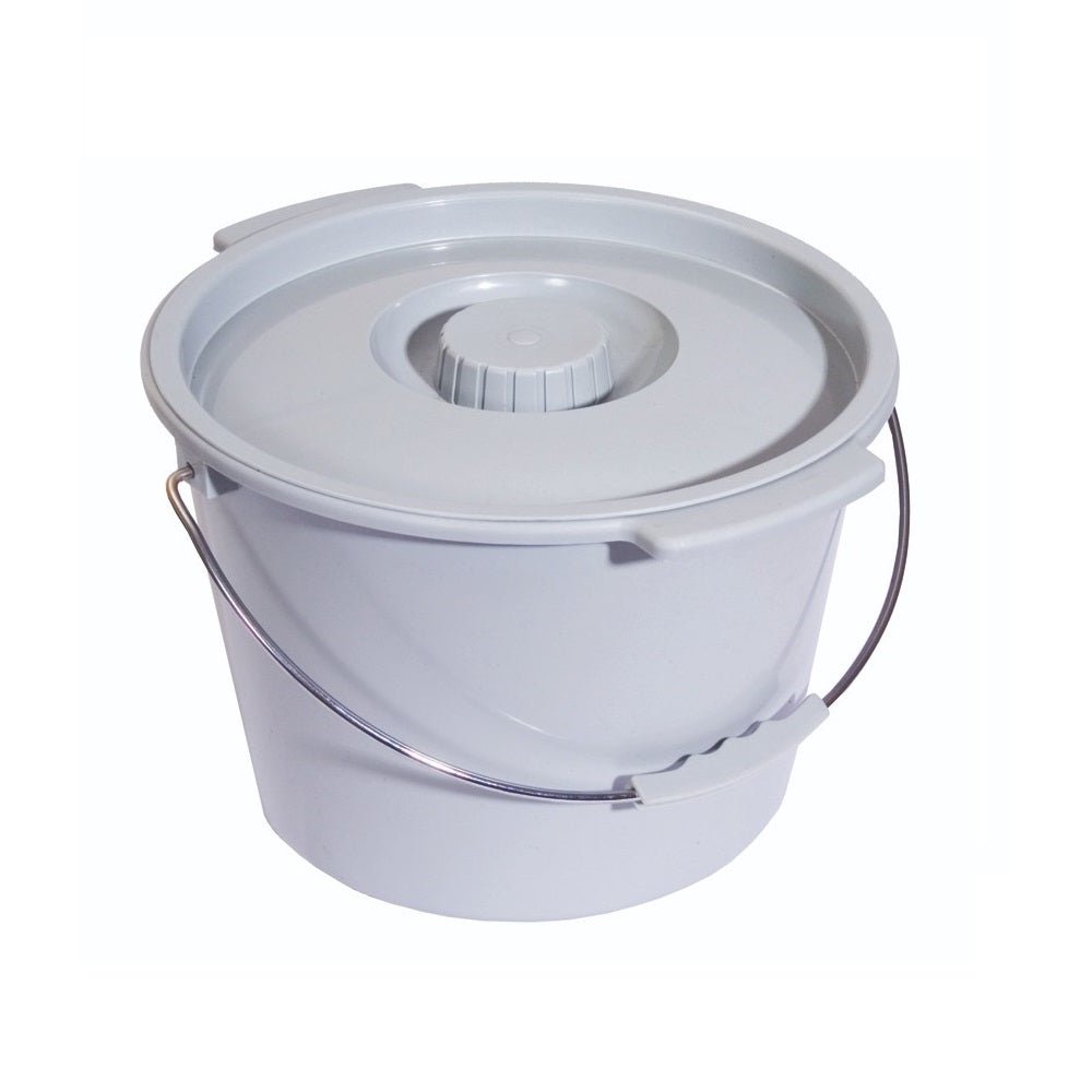 Universal Pail With Lid for a Standard Commode - MedEquip ShopBath Safety