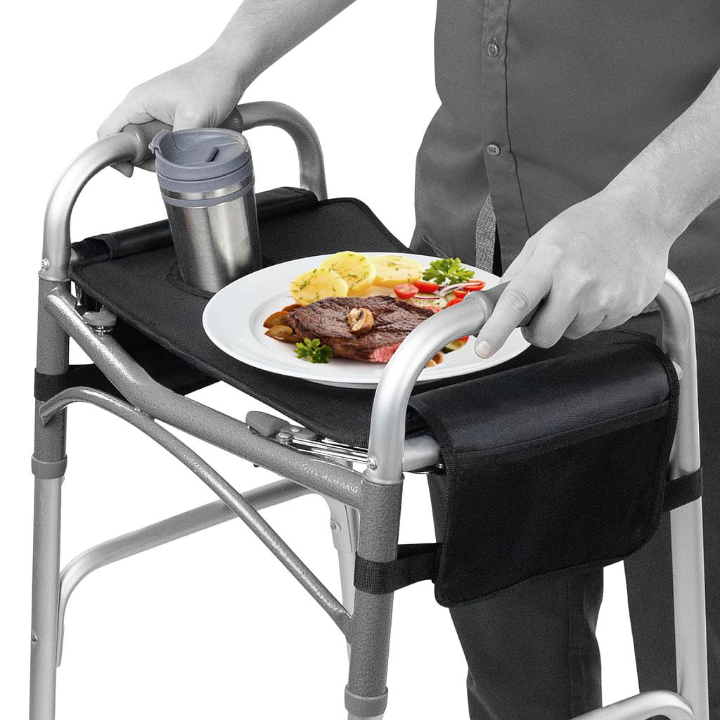 Walker Tray With Pockets - MedEquip ShopMobilityLVA3034BLK