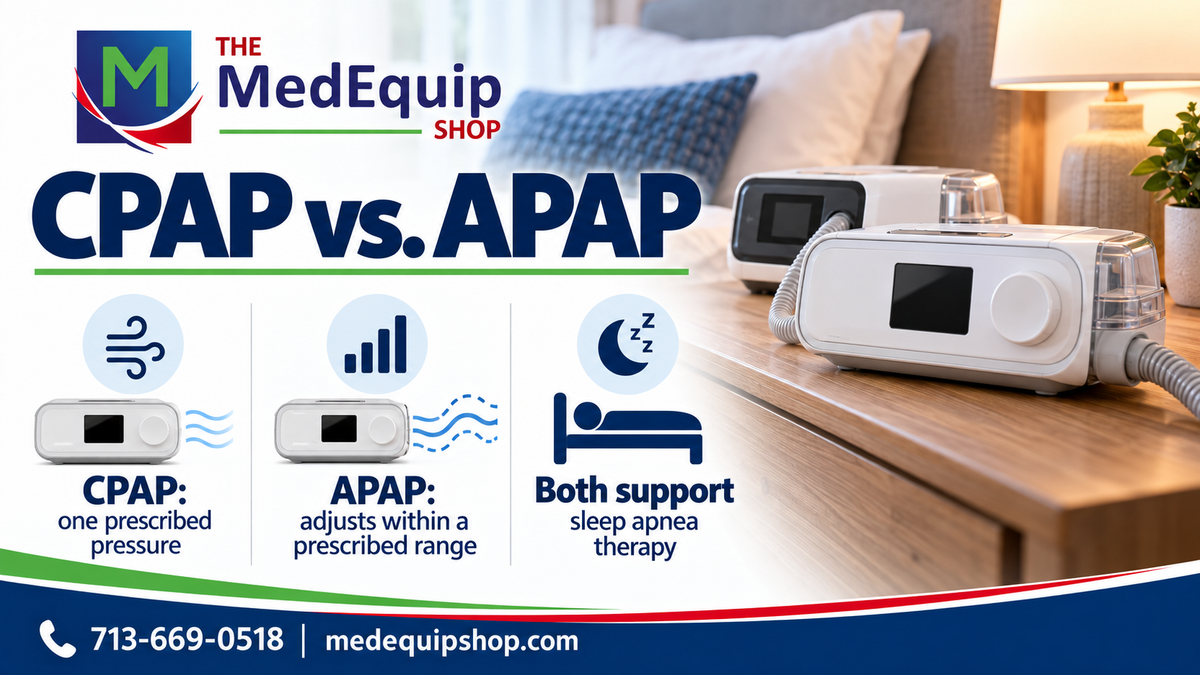 CPAP vs. APAP — article cover infographic