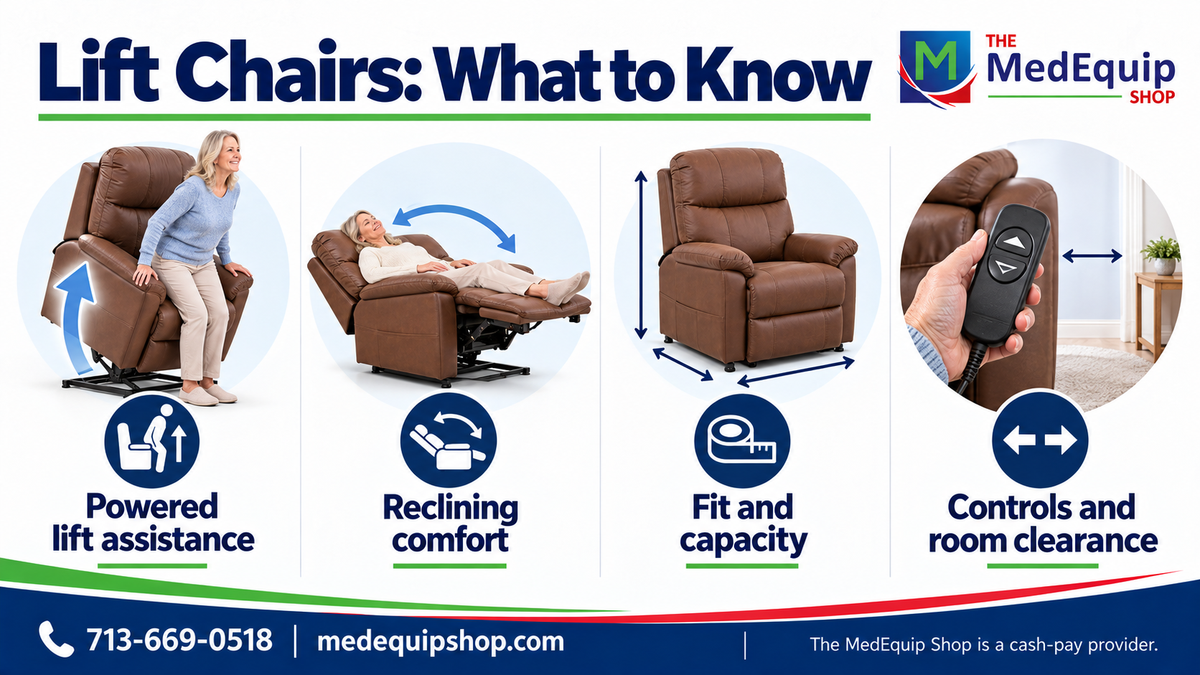 Lift Chairs: What to Know — article infographic infographic